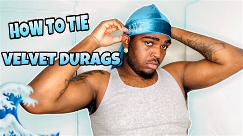 how to tie velvet durag.